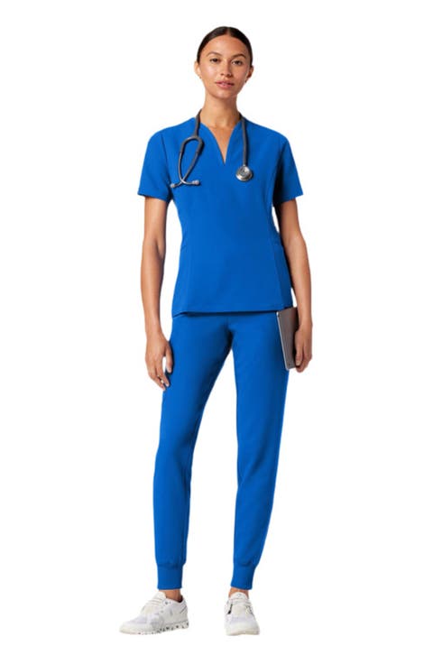 Silex Women's 6-Pocket Slim Mid-Rise Scrub Jogger