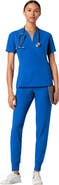 JAANUU Silex Women's 6-Pocket Slim Mid-Rise Scrub Jogger