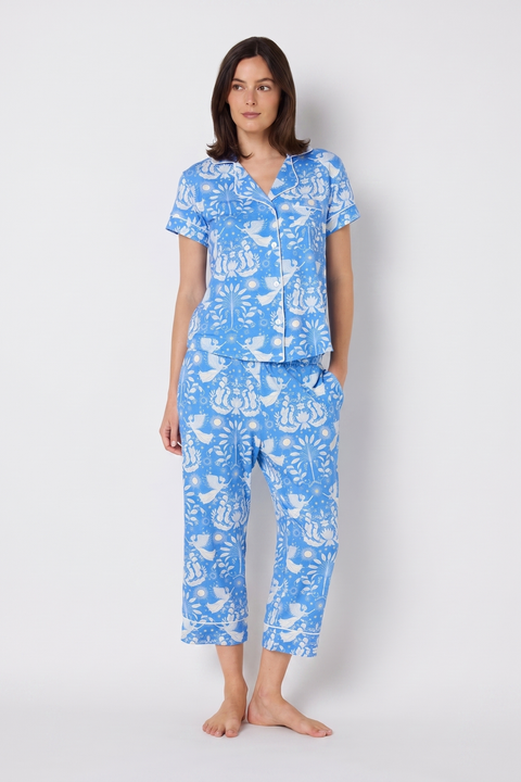 Pima Knit Capri Set