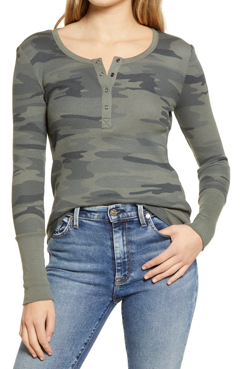 Splendid Forever Henley Top, Main, color, 
