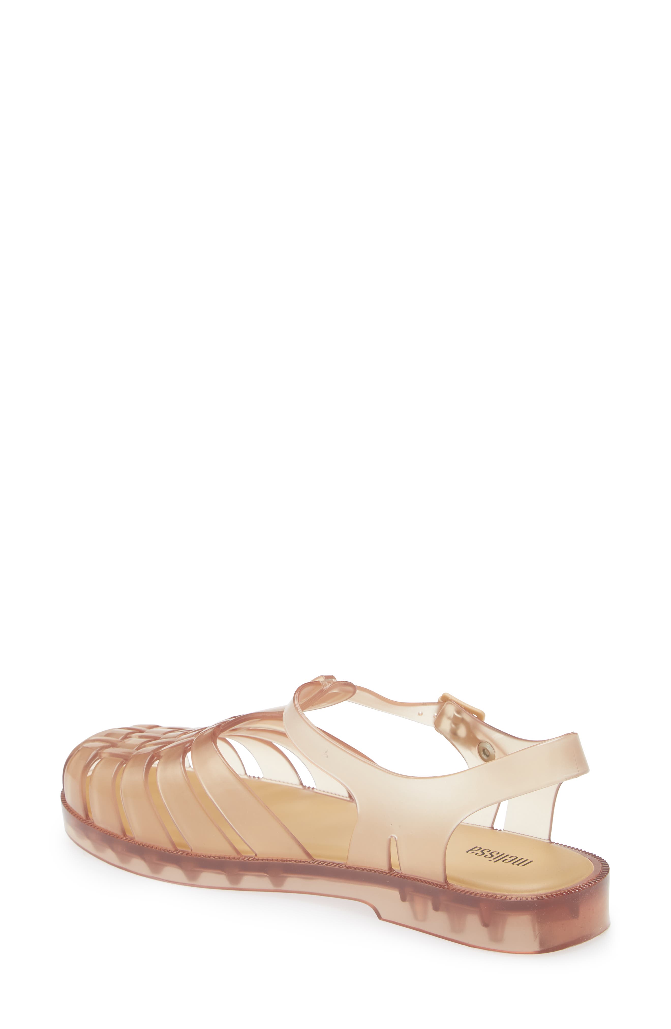 Possession Jelly Fisherman Sandal, Alternate, color, BEIGE GLITTER