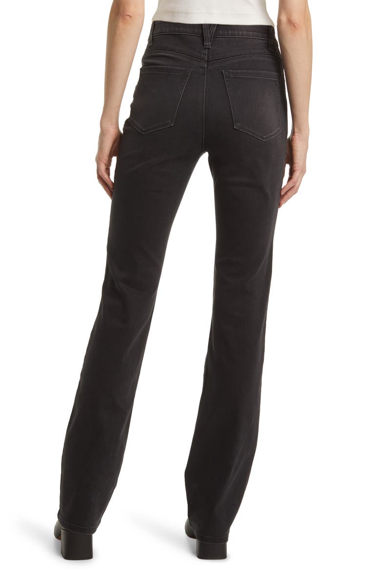'Ab'Solution Skyrise Itty Bitty Bootcut Jeans (Nordstrom Exclusive), Alternate, color, BLACK