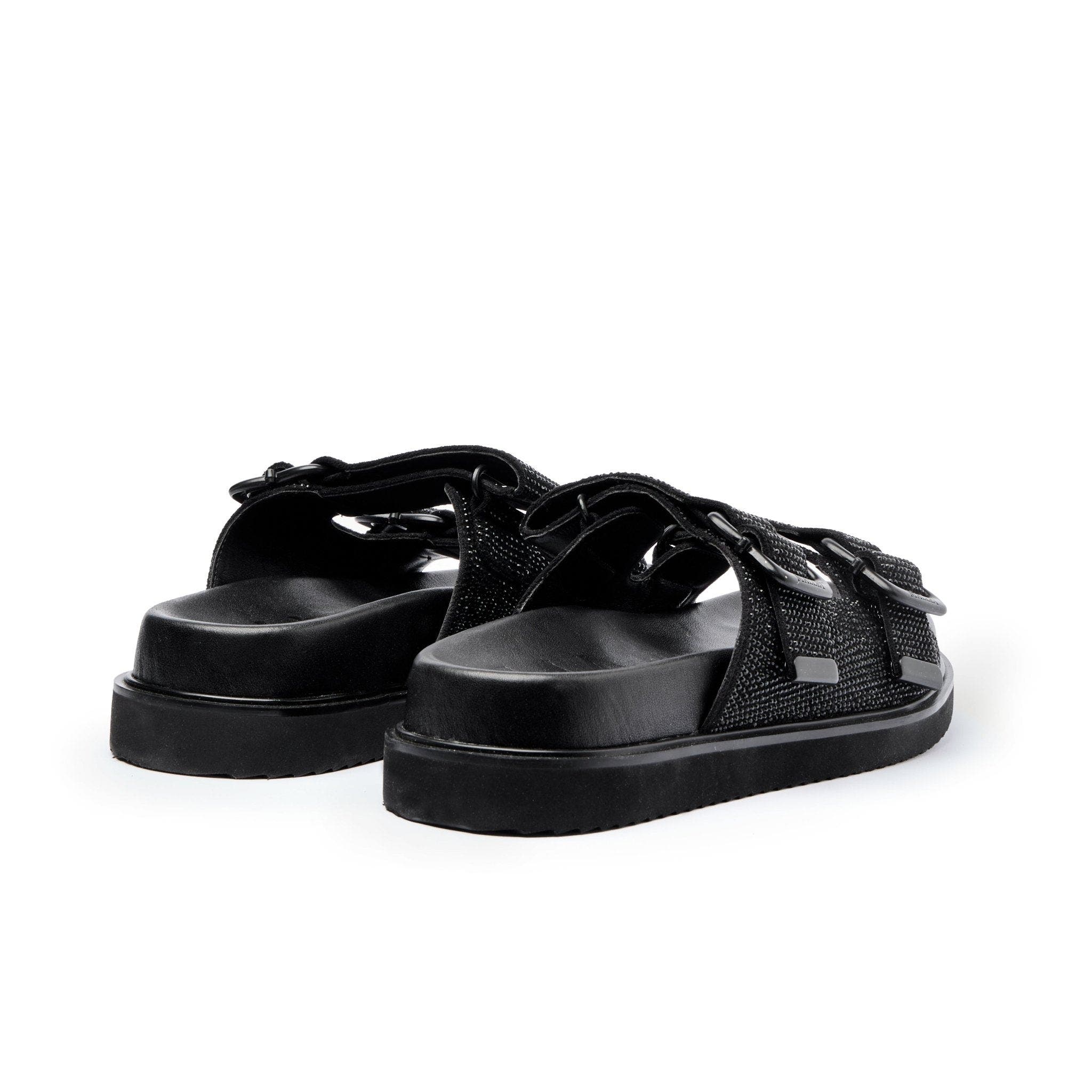Sadie Diamante Sandals, Alternate, color, Black