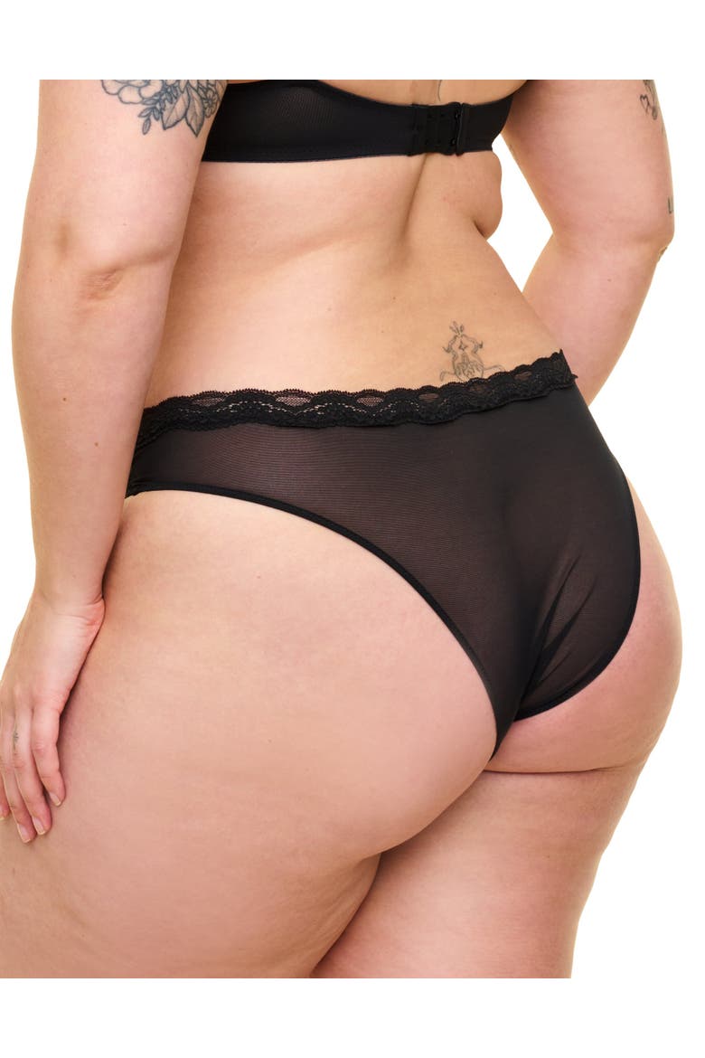 Melrose Cheeky Panties, Alternate, color, Black