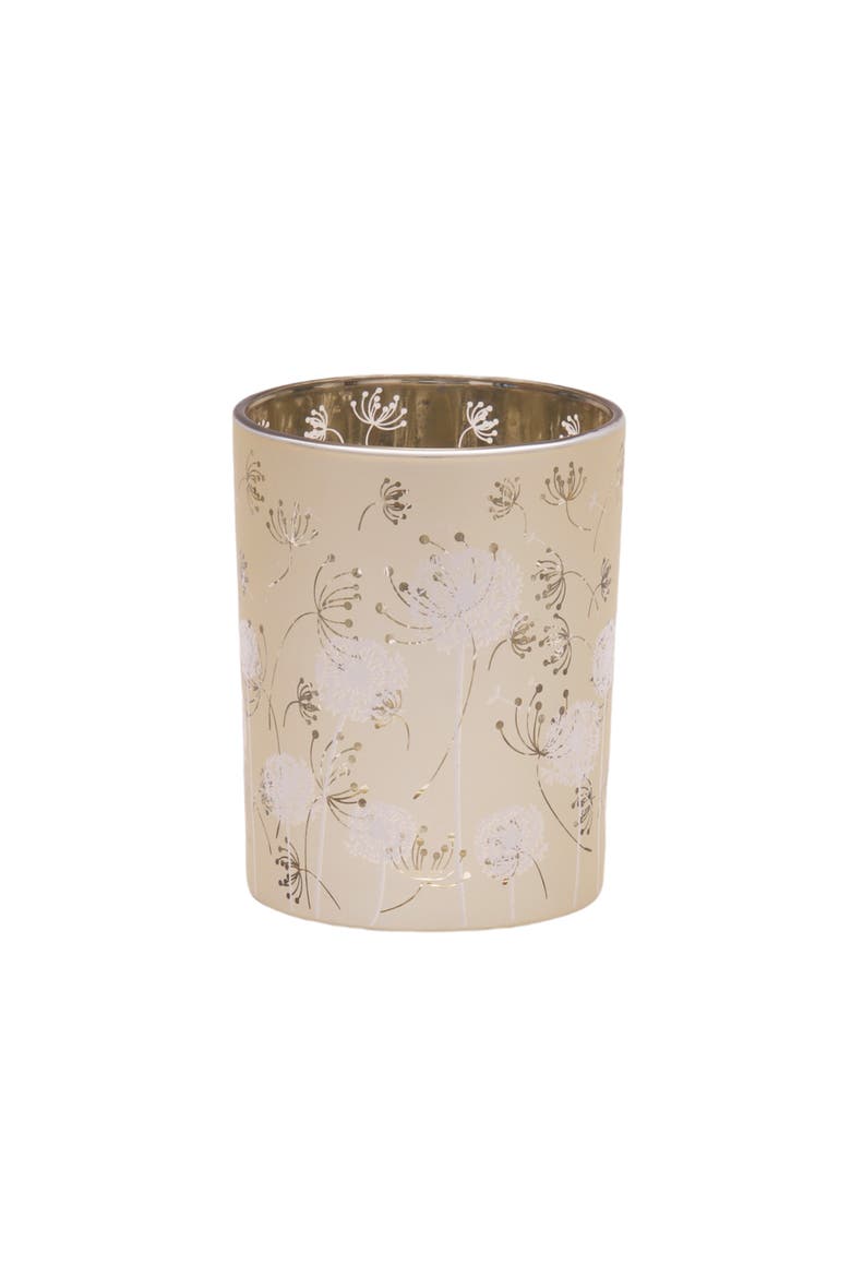 Dandelion Medium Champagne Candle Holder 4.92", Main, color, Gold