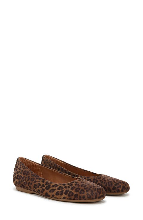 Wexley Leopard Print Flat