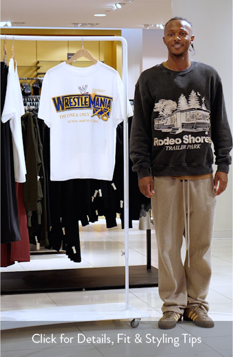 WWE Wrestlemania Icon Vs. Icon Graphic T-Shirt, sales video thumbnail