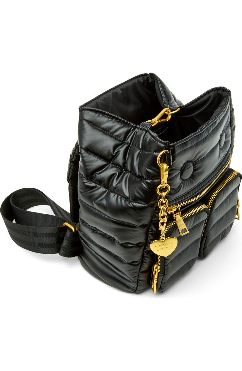 THINK ROYLN Legend Quilted Backpack, Alternate, color, Pearl Black