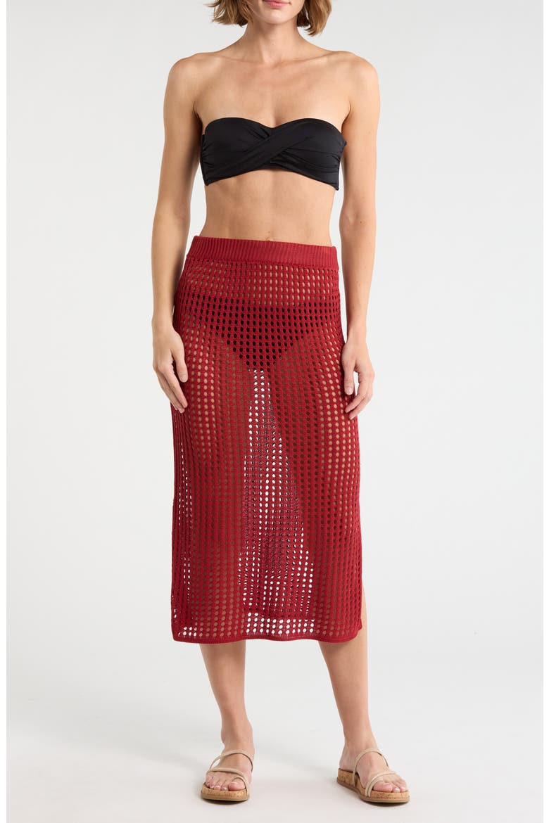 Crochet Cover-Up Skirt, Main, color, RED FALLS