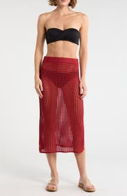 NORDSTROM RACK Crochet Cover-Up Skirt