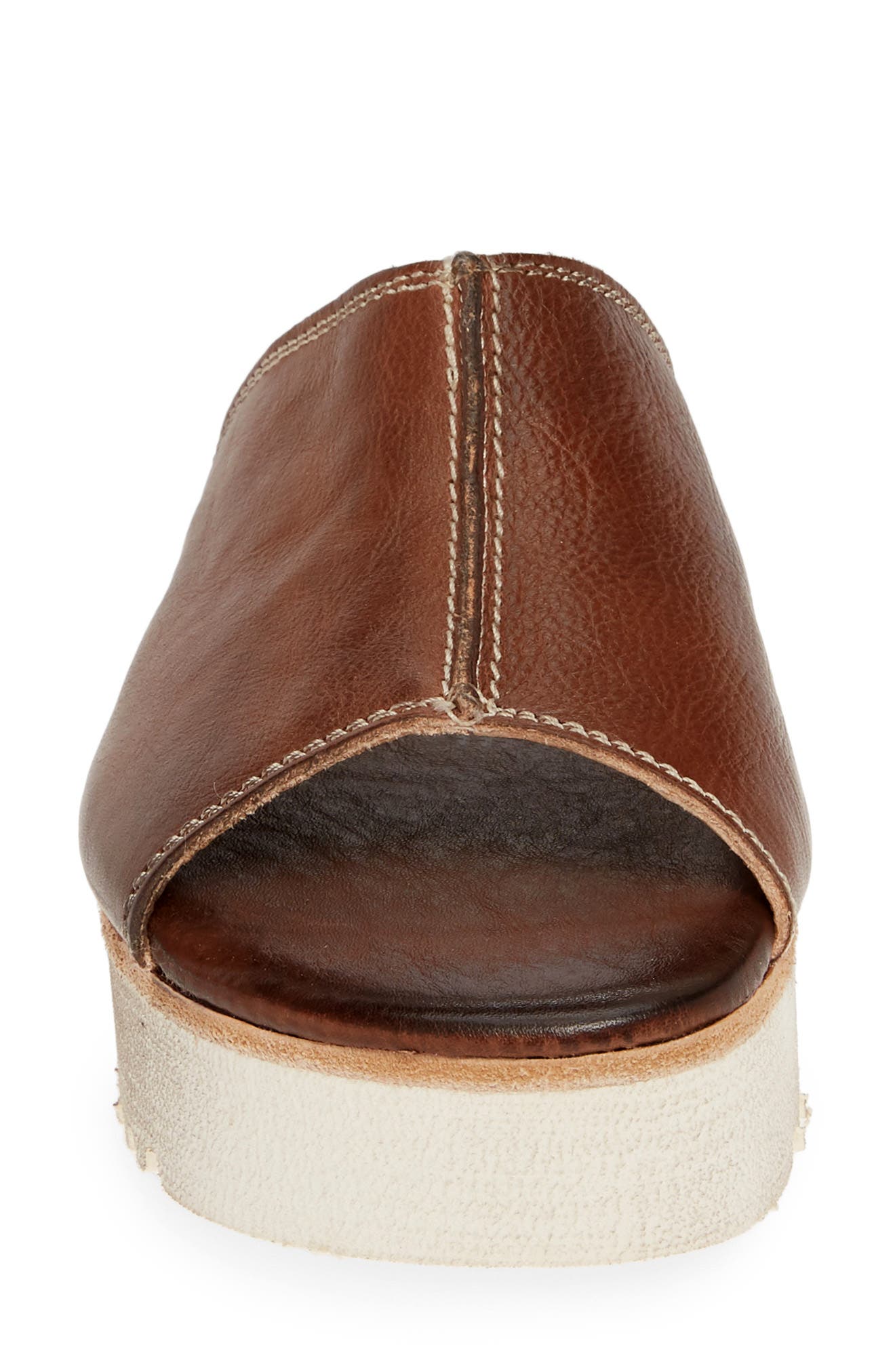 Fairlee II Platform Slide Sandal, Alternate, color, TEAK RUSTIC
