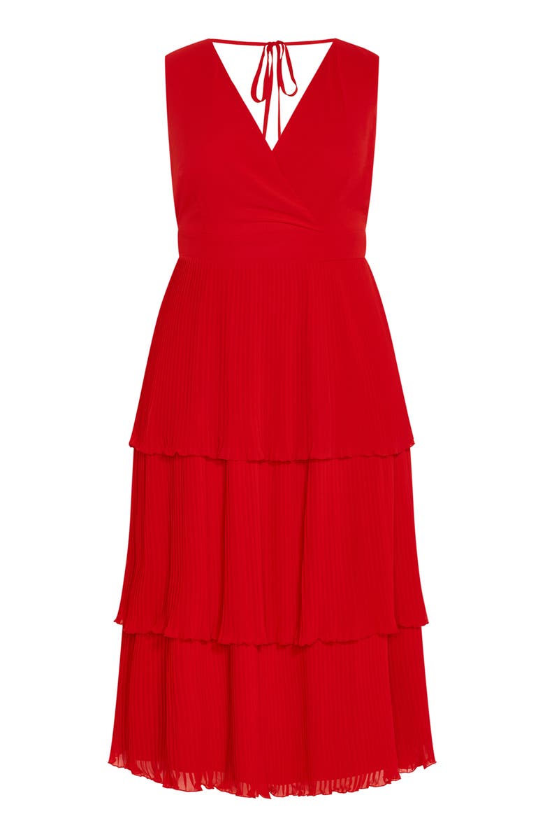 City Chic Marlowe Maxi Dress, Alternate, color, Red