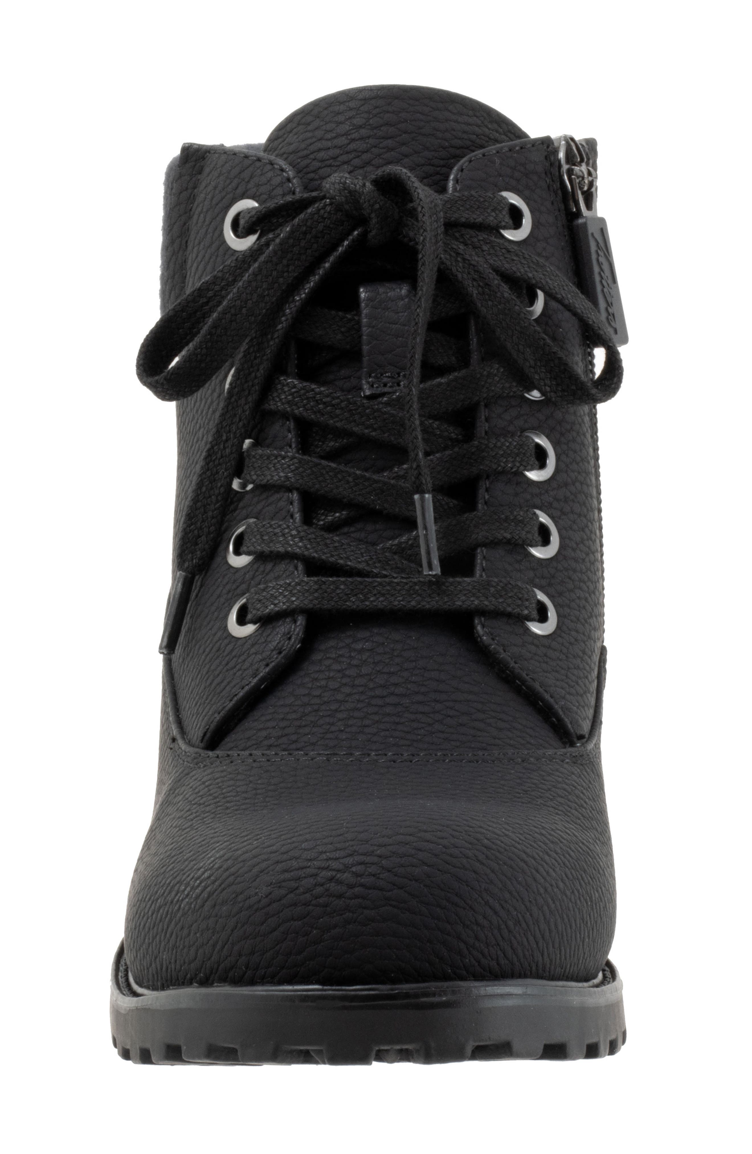 Trotters Bellamy Faux Fur Lined Bootie, Alternate, color, Black