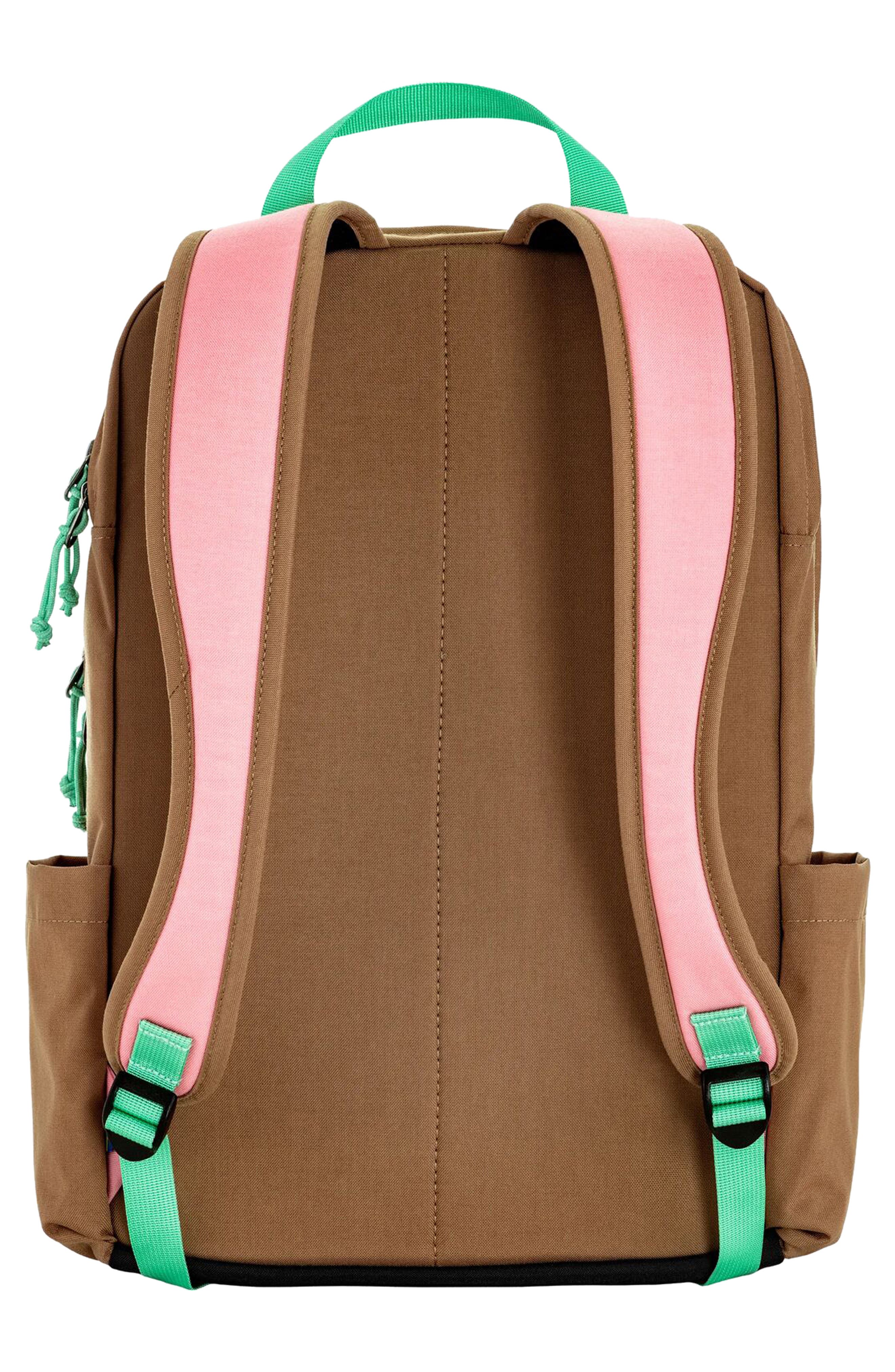 Fjällräven Vardag 17-Liter Backpack, Alternate, color, Poppy Pink-Khaki Dust