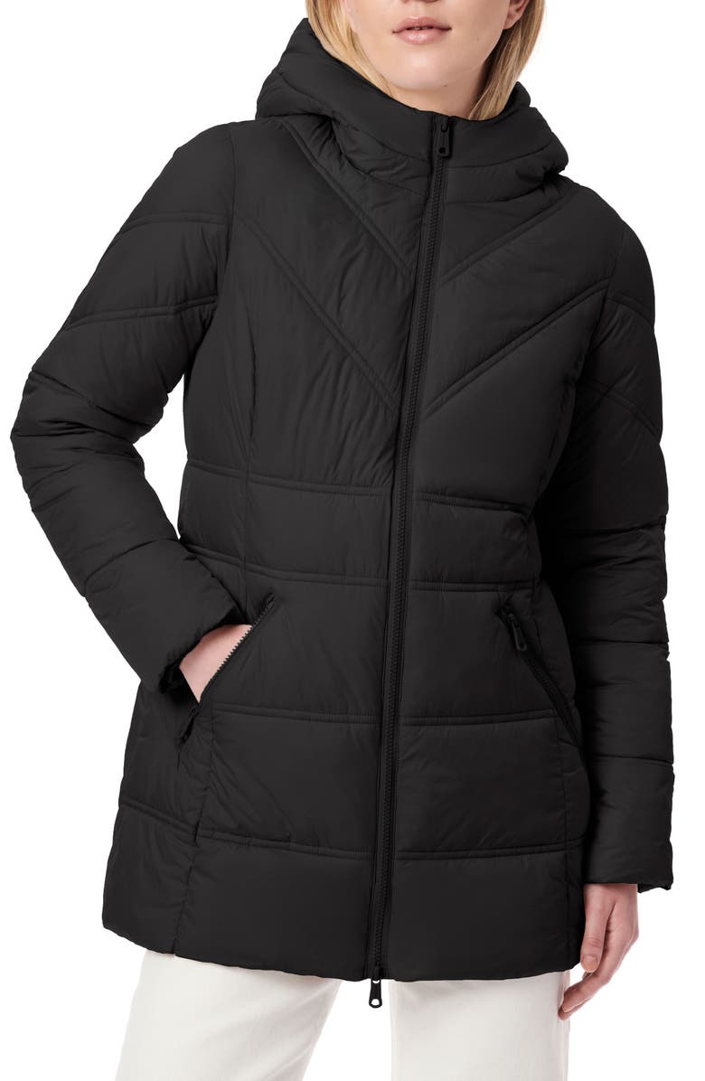 Bernardo Hooded Puffer Jacket, Main, color, 