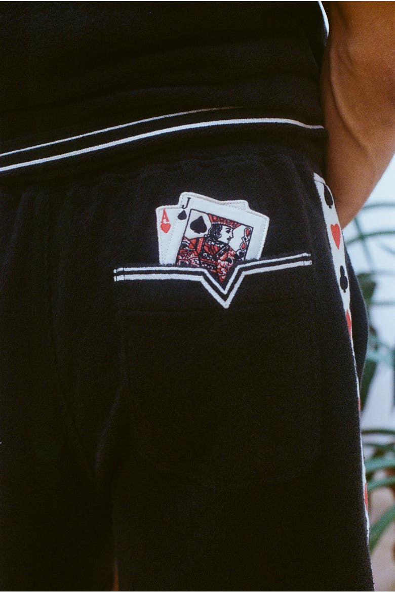 'Vicey Dicey' Cabana Shorts, Alternate, color, Green