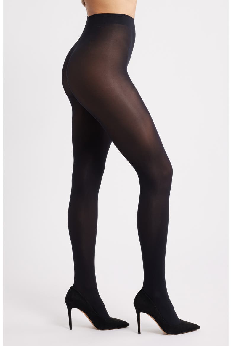 Sculpt 2-Pack Opaque 40-Denier Tights, Main, color, BLACK