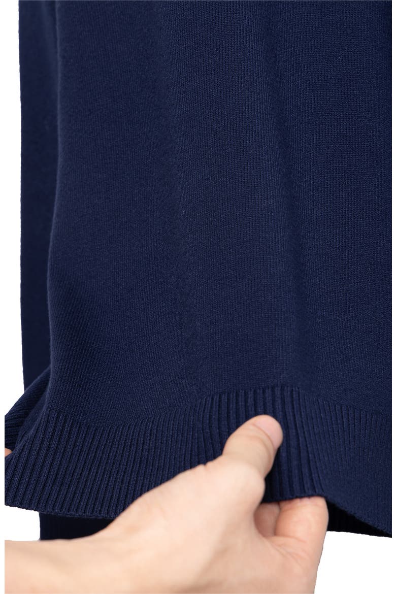 Basic Turtleneck Sweater, Alternate, color, NAVY