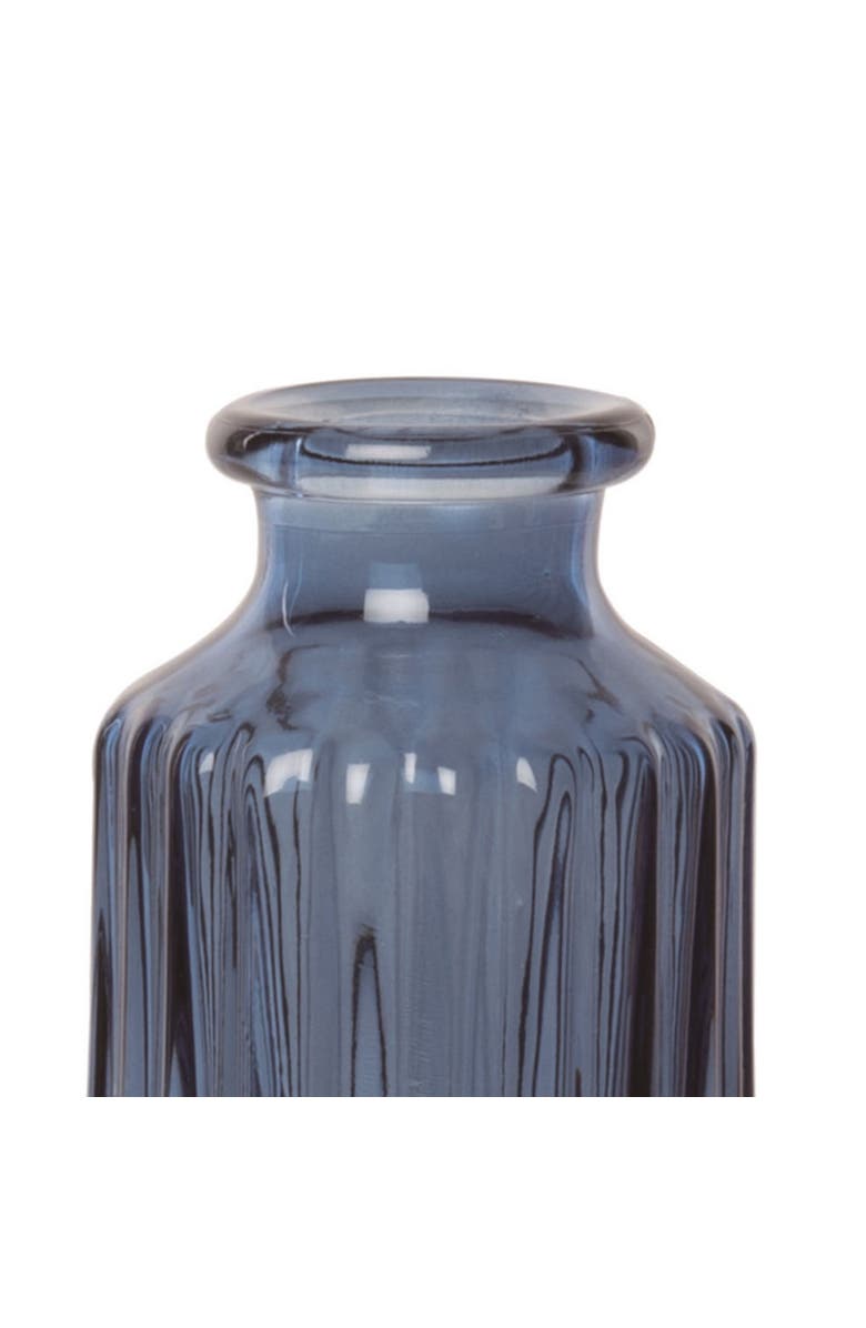 Transpac 5.5 Inch Purple Spring Bud Vase Decorative Glass for Spring Home Decor, Alternate, color, Purple