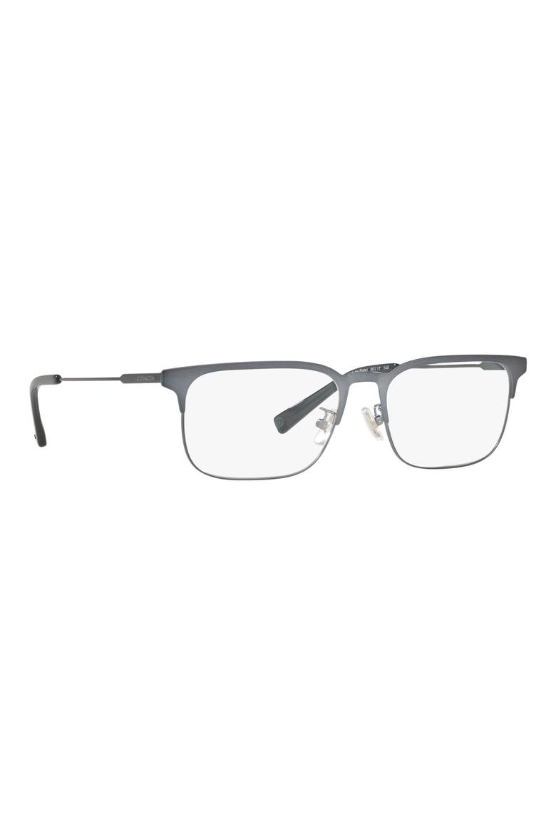 56mm Rectangular Optical Glasses, Alternate, color, MATTE SLATE / DEMO LENS