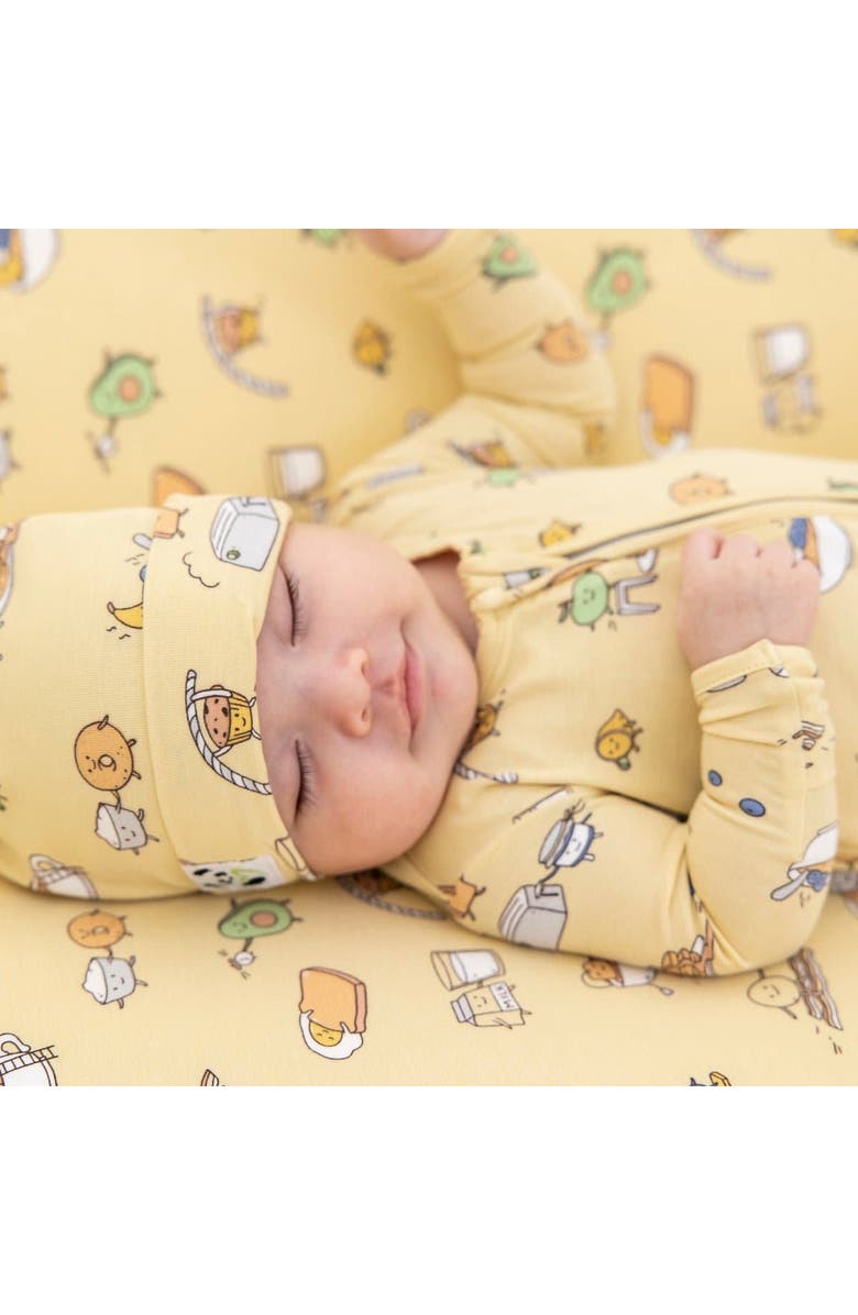 Bellabu Bear Baby Love You Brunches Convertible Footie, Alternate, color, Love You Brunches