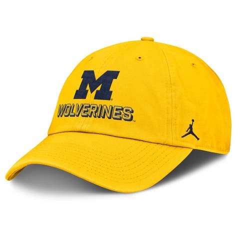 Men's Jordan Brand Maize Michigan Wolverines 2025 On-Field Club Adjustable Hat