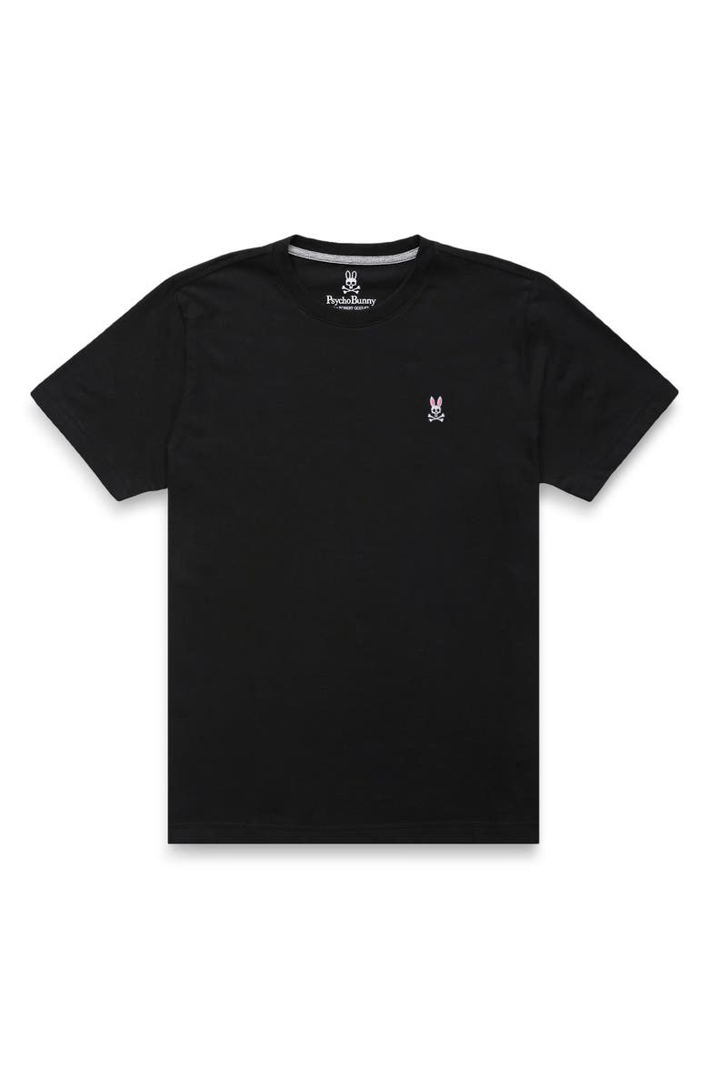 Psycho Bunny Classic Crewneck T-Shirt, Main, color, Black