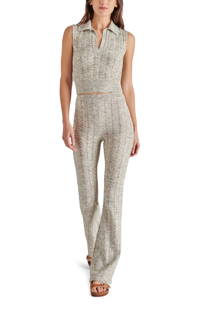 Steve Madden Amina Sleeveless Cotton Blend Sweater, Alternate, color, 