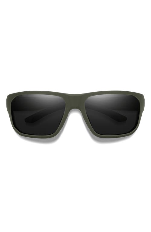 Smith Arvo 61mm Chromapop™ Polarized Wraparound Sunglasses In Multi