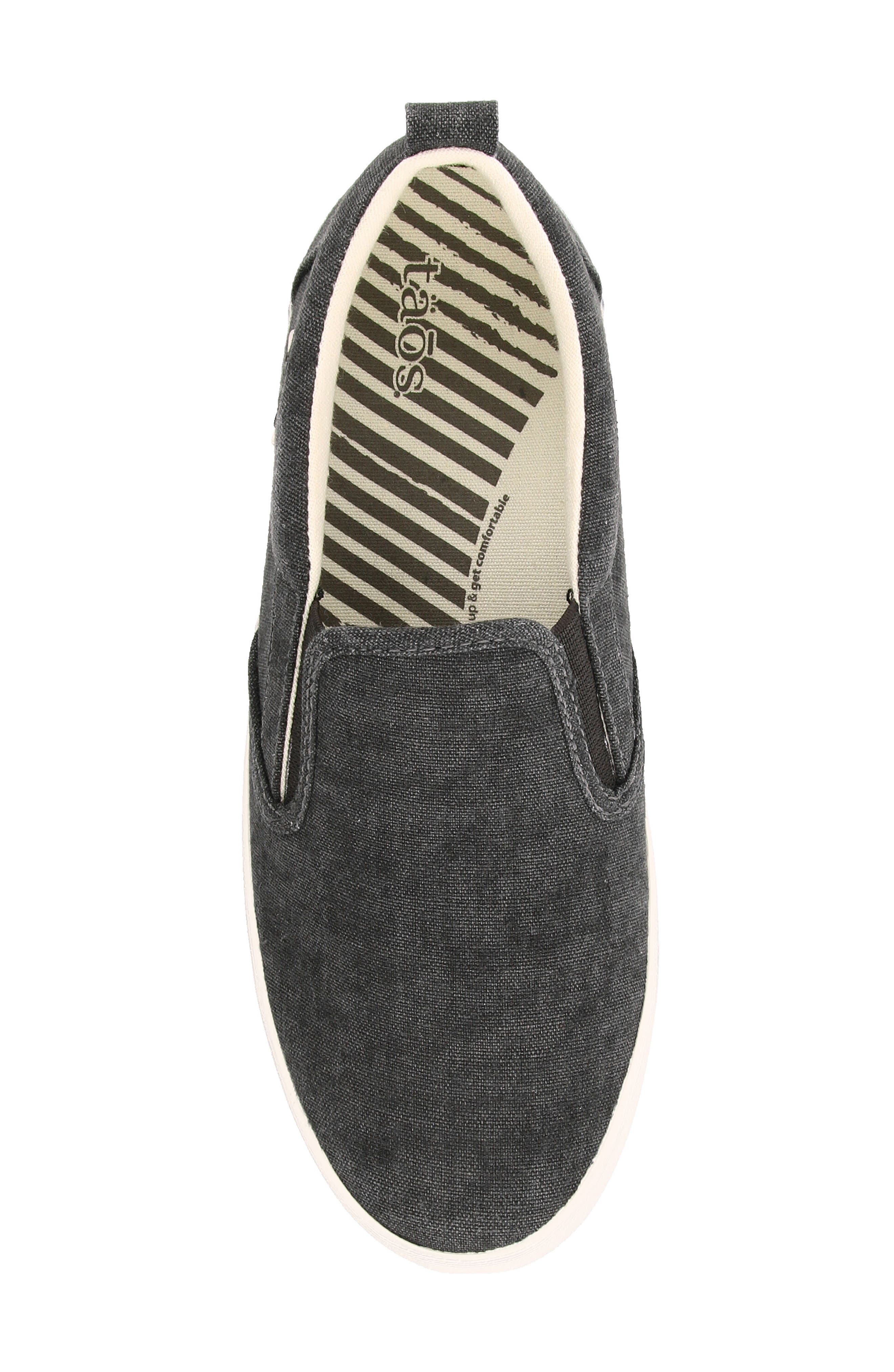Dandy Slip-On Sneaker, Alternate, color, CHARCOAL WASHED CANVAS