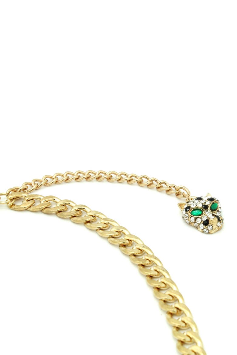 Bite My Necklace, Alternate, color, GOLD