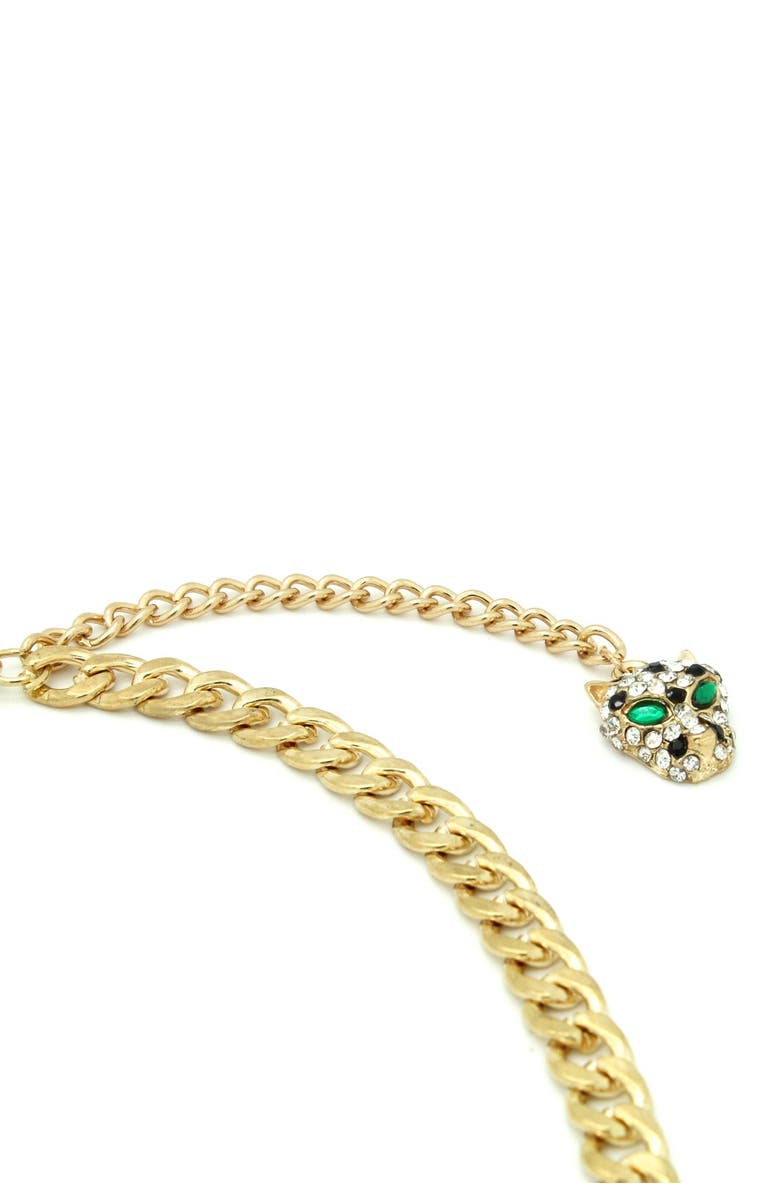 EYE CANDY LOS ANGELES Bite My Necklace, Alternate, color, Gold