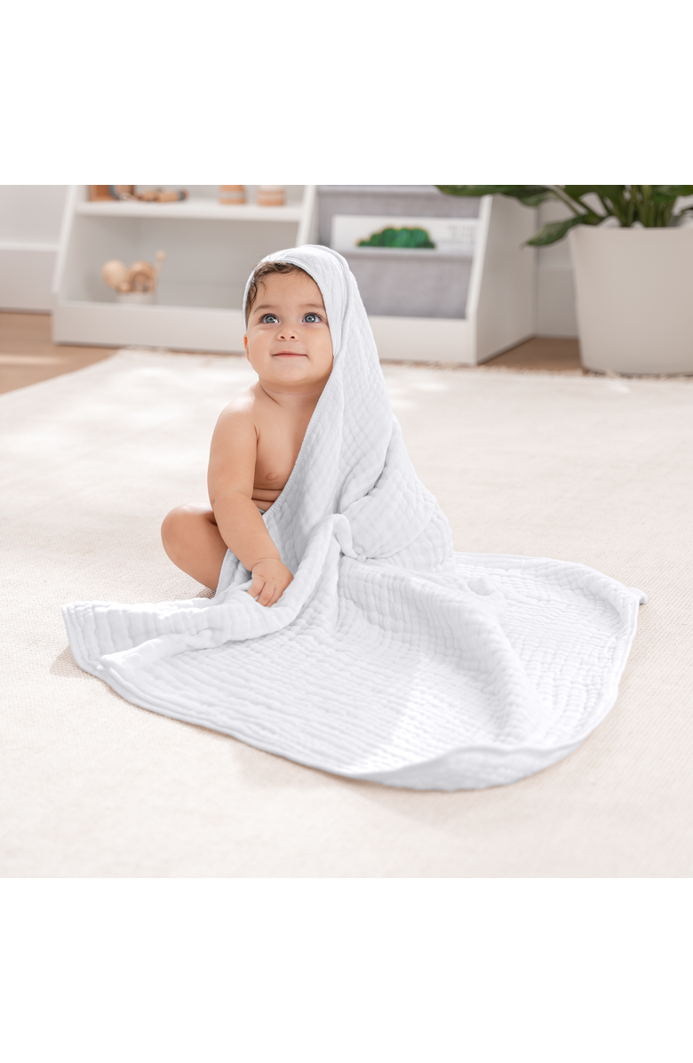 Comfy Cubs Baby Hooded Towels - Pack of 2, Alternate, color, 