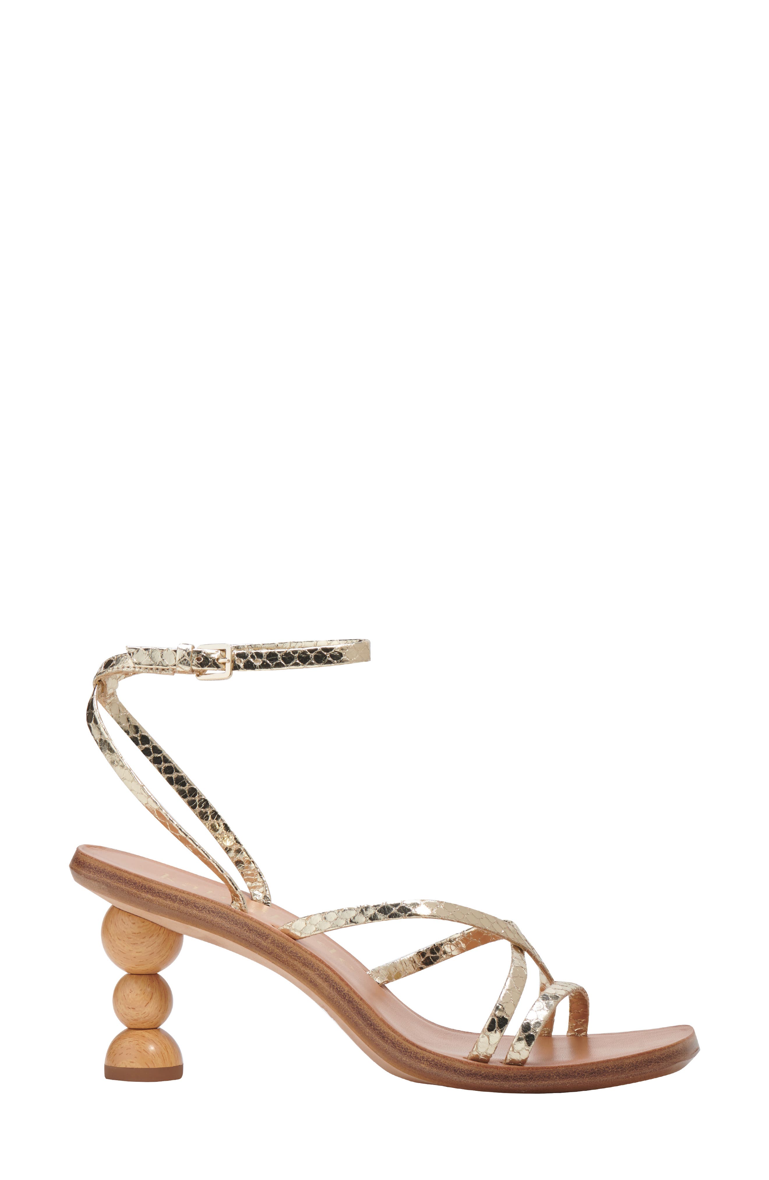 Kate Spade New York charmer snakeskin embossed sandal, Alternate, color, 