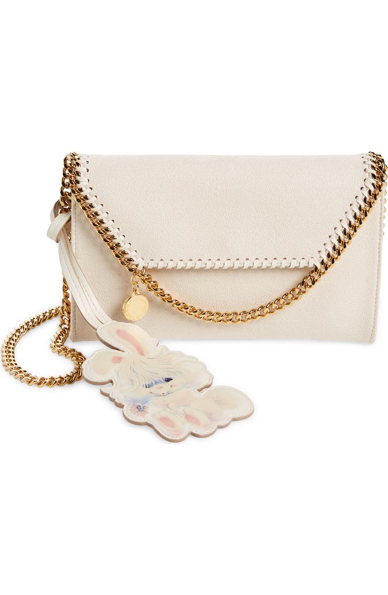 Stella McCartney Mini Falabella Faux Leather Crossbody Bag, Main, color,