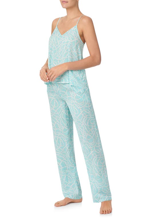 Kate Spade New York Camisole Pajamas In Blu/wht