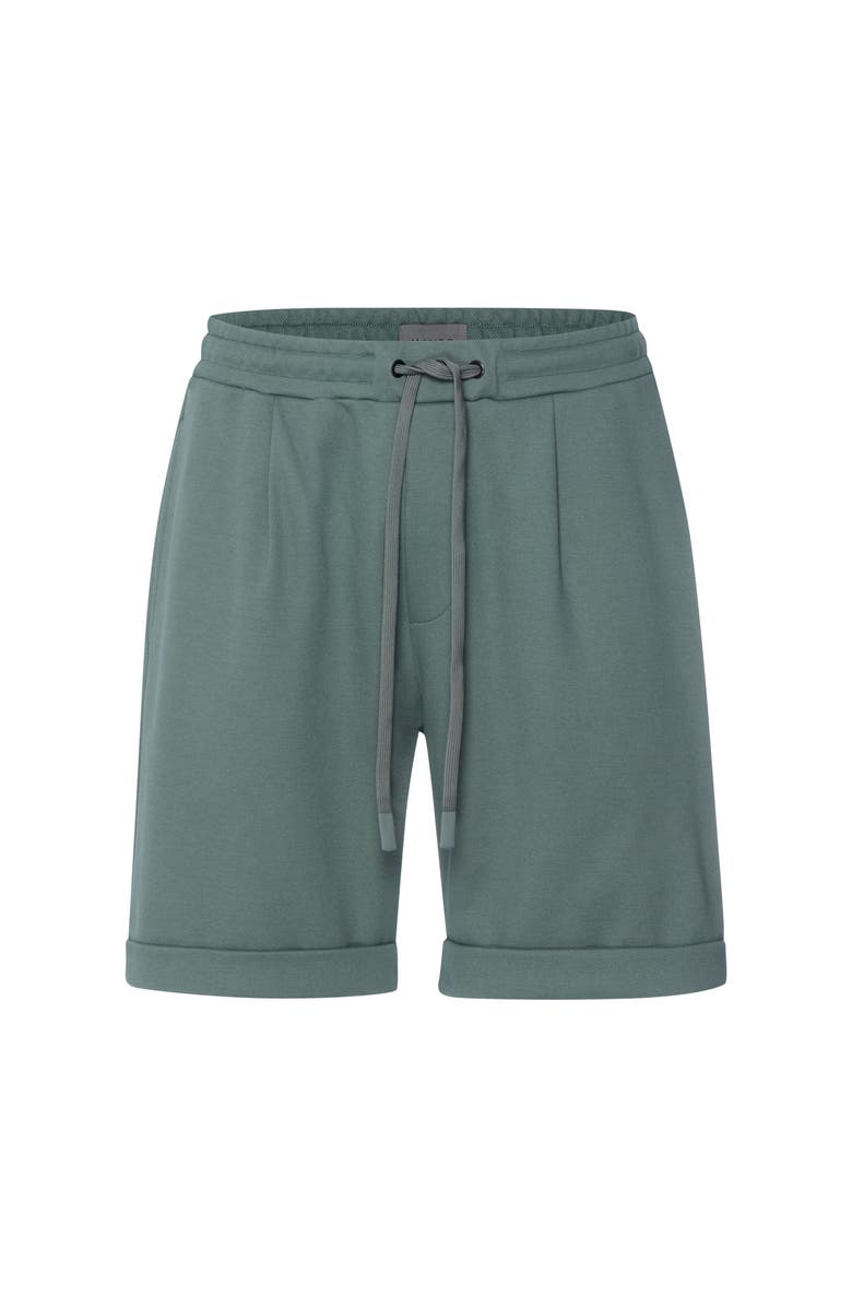 Hanro Travelwear Organic Cotton Shorts, Main, color, Studio Green