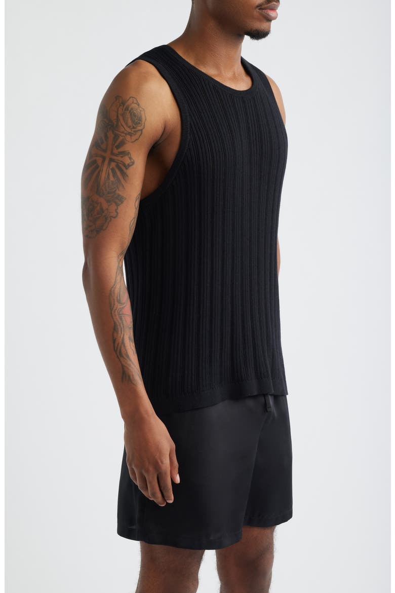 Sweater Tank, Alternate, color, BLACK
