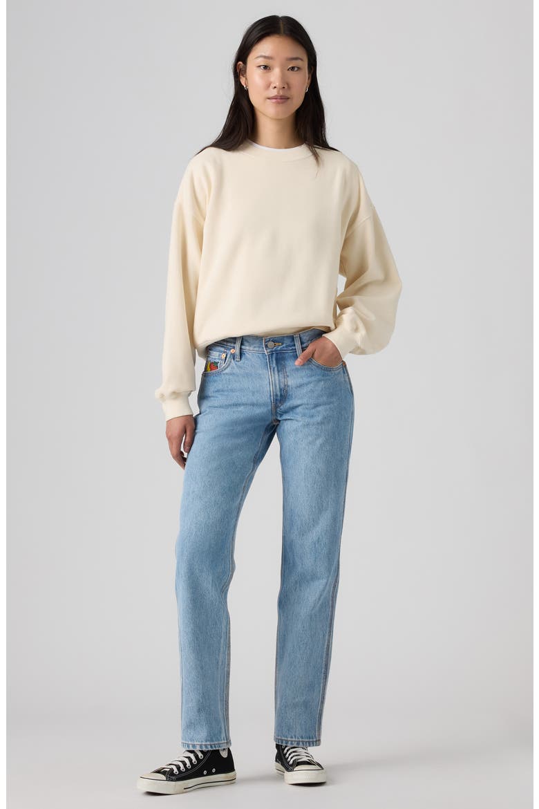 Straight Leg Jeans, Alternate, color, X SHFU LIGHT STONE