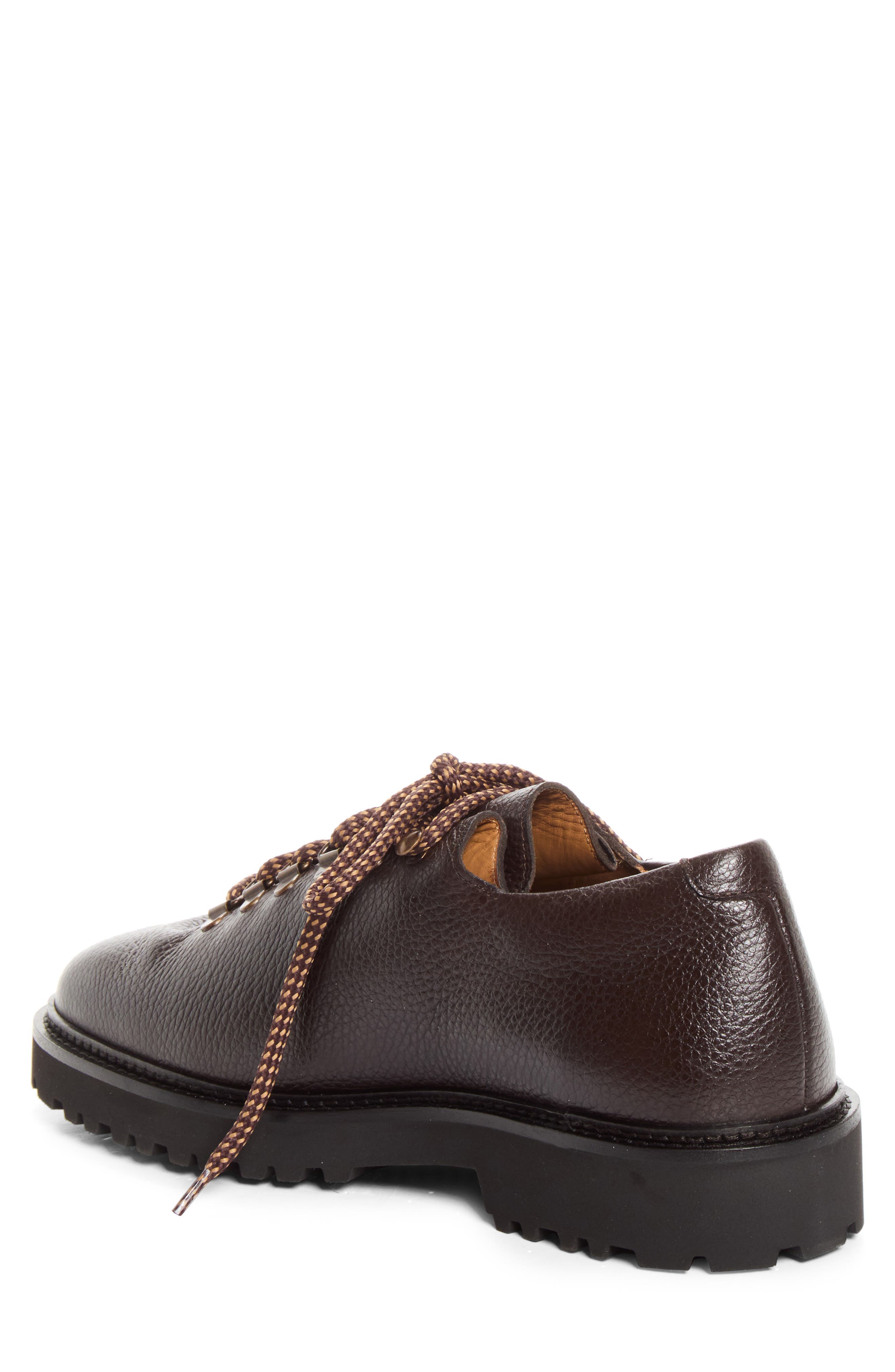 Rasmus Lug Sole Wholecut Shoe, Alternate, color, GRAINED EBANO