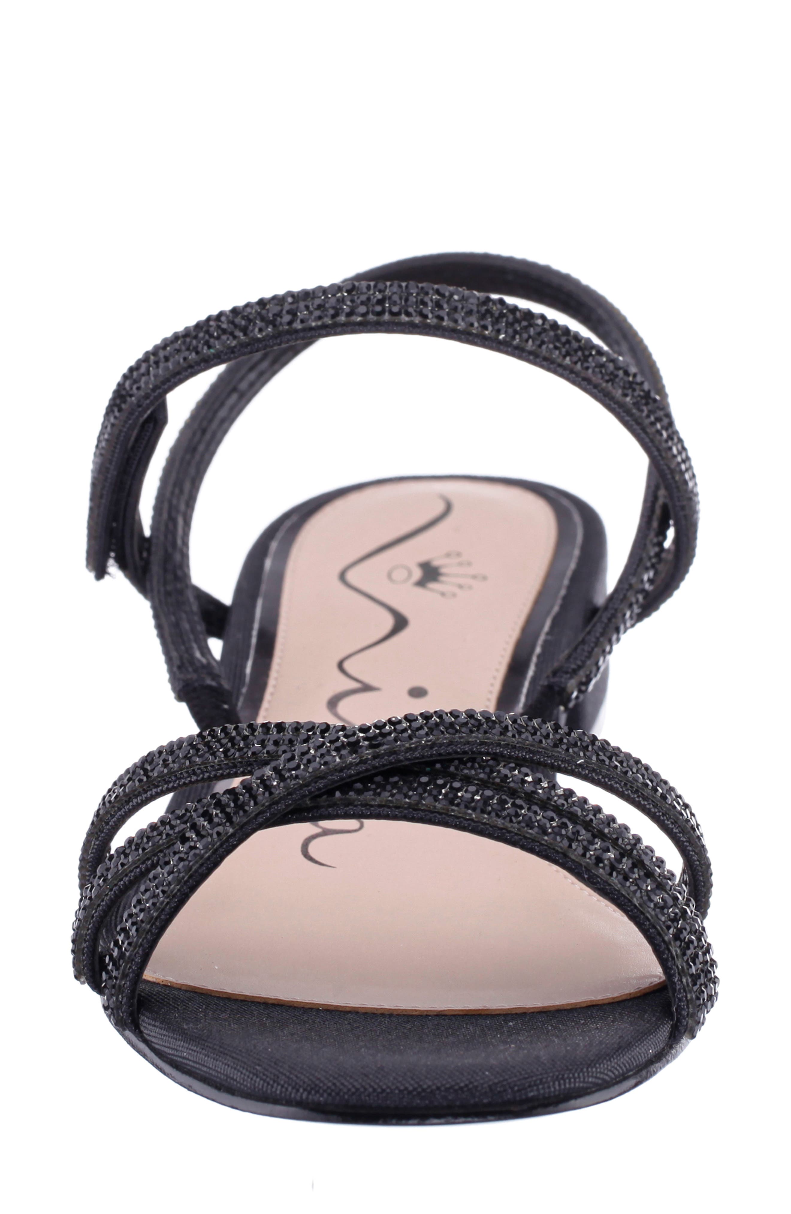 Nina Sonja Slingback Sandal, Alternate, color, Black