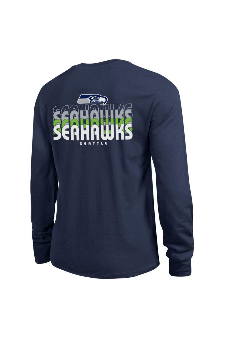 Women's Champion College Navy Seattle Seahawks Core Long-Sleeve T-Shirt, Alternate, color, College Navy