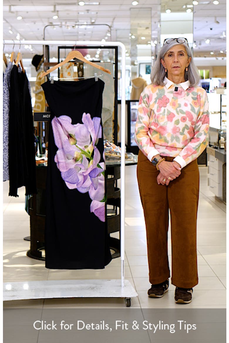 Amari Floral Strapless Maxi Dress video