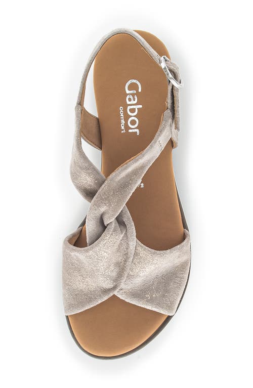 Gabor 42.751 Wedge Sandal In Muschel