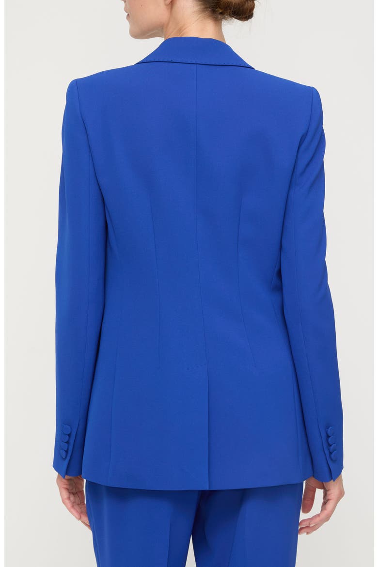 Finesse Crepe Blazer, Alternate, color, GALAXY BLUE