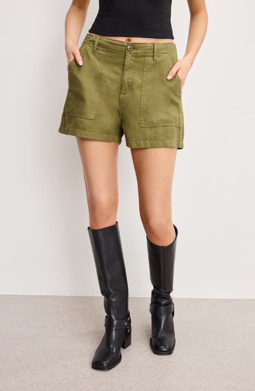 GOOD AMERICAN GOOD AMERICAN LITE COTTON BLEND SHORTS