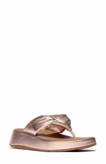 FitFlop F-Mode Knot Platform Wedge Flip Flop