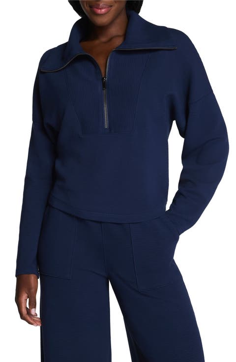 AirEssentials French Rib Quarter Zip Pullover