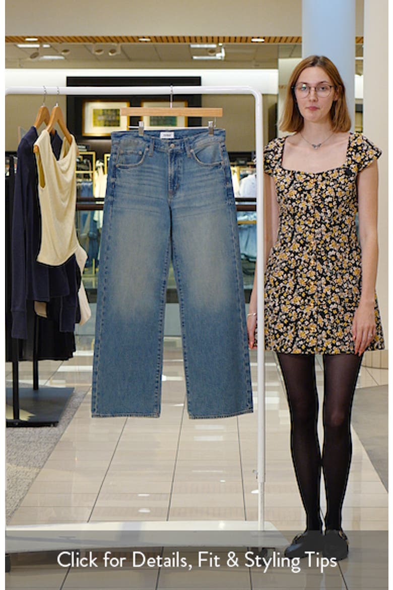 Harlowe High Waist Petite Wide Leg Jeans video
