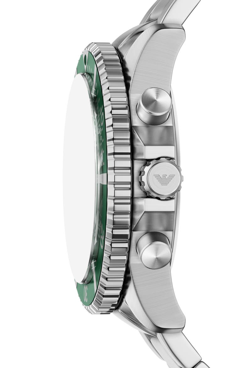 World Explorer Solar Chronograph Bracelet Watch, 43.5mm, Alternate, color, SILVER